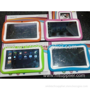 Children Tablet Pc Android 4.1 Kids Tablet Pc Customized For Children Study Software Free Provide Multi-language 